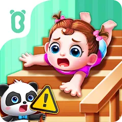 Скачать взломанную Baby Panda Home Safety  [МОД Много монет] - последняя версия apk на Андроид