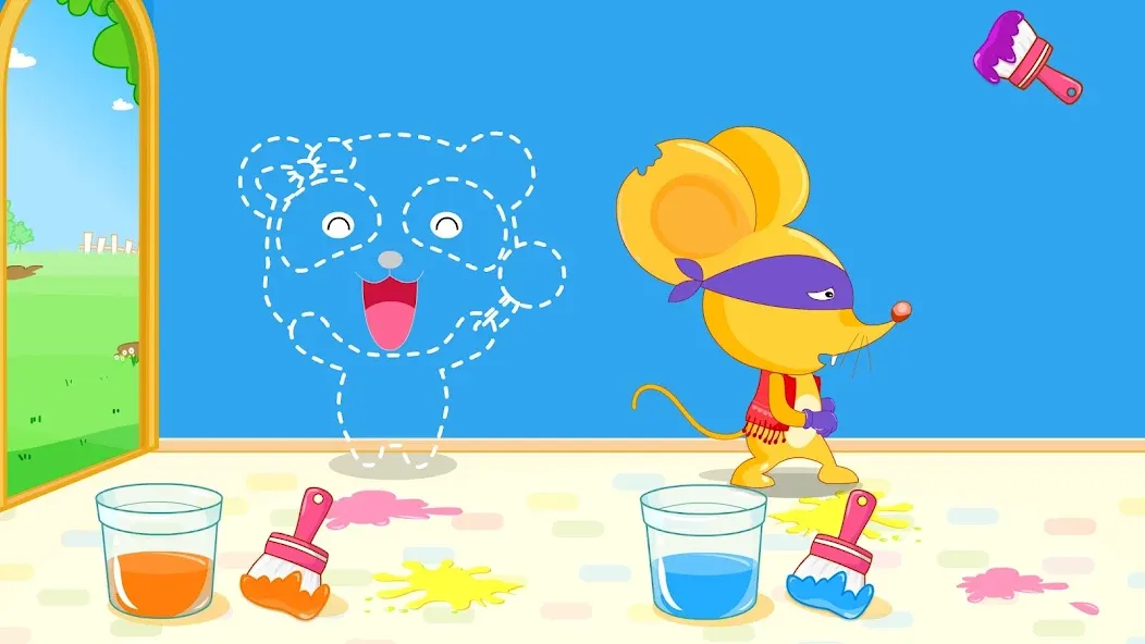 Baby Panda's Color Mixing  [МОД Unlimited Money] Screenshot 3