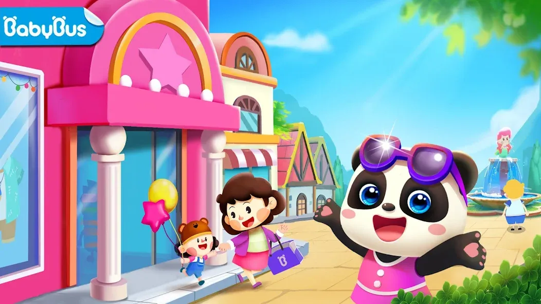 Little Panda's Town: Mall  [МОД Бесконечные деньги] Screenshot 1