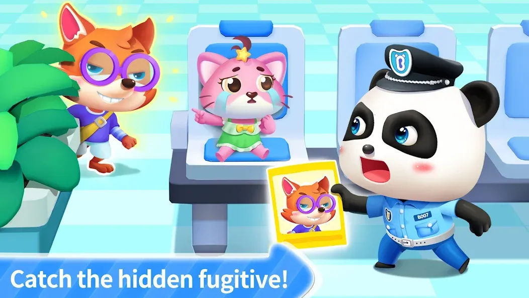 Little Panda Policeman  [МОД Бесконечные монеты] Screenshot 4