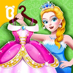 Скачать взломанную Little Panda Princess Dressup  [МОД Unlocked] - последняя версия apk на Андроид