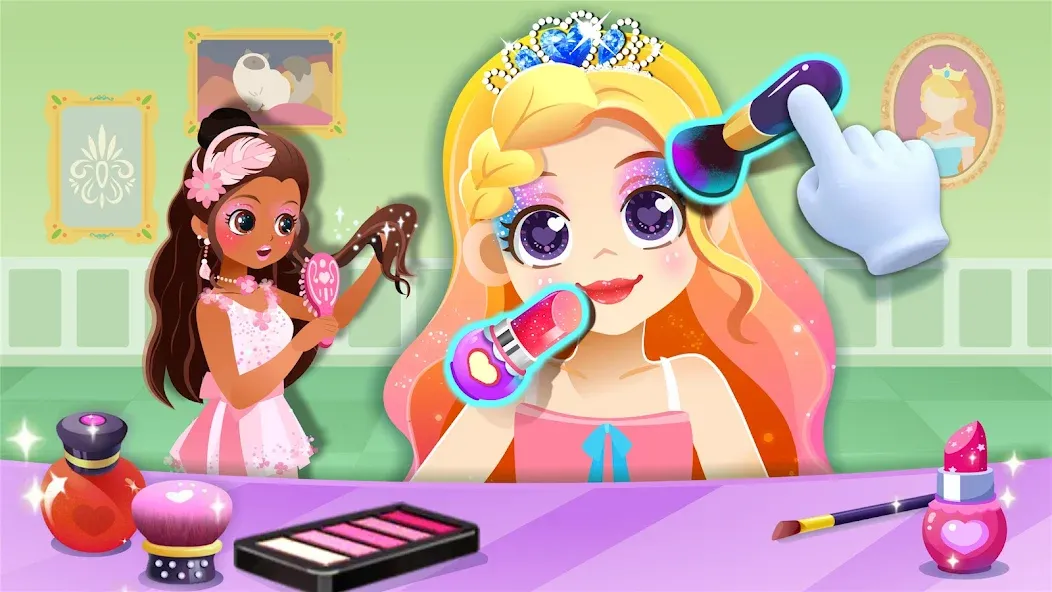 Little Panda: Princess Makeup  [МОД Бесконечные монеты] Screenshot 2