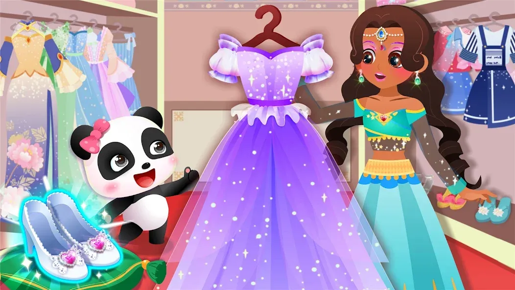 Little Panda: Princess Makeup  [МОД Бесконечные монеты] Screenshot 4