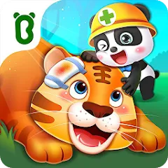 Взломанная Baby Panda: Care for animals  [МОД Mega Pack] - полная версия apk на Андроид