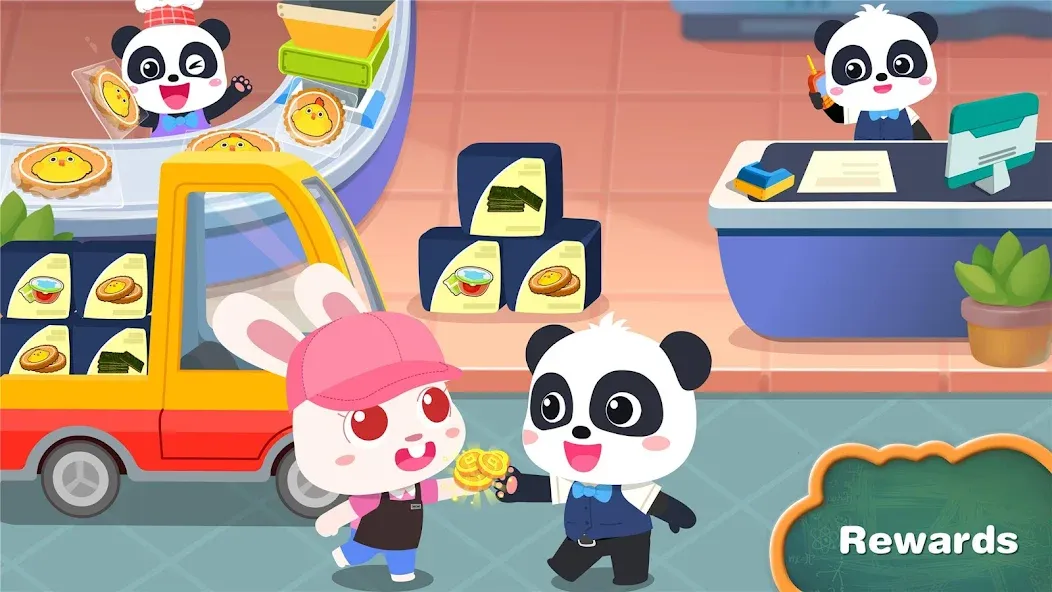 Little Panda's Snack Factory  [МОД Бесконечные монеты] Screenshot 5