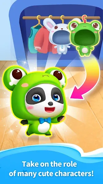 Talking Baby Panda-Virtual Pet  [МОД Бесконечные деньги] Screenshot 2