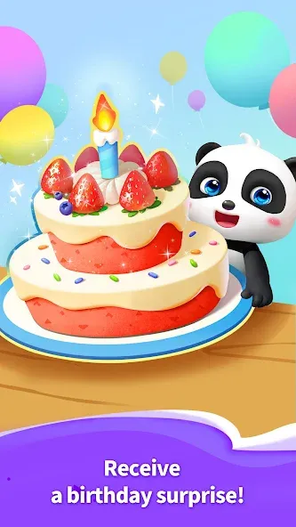 Talking Baby Panda-Virtual Pet  [МОД Бесконечные деньги] Screenshot 3