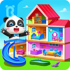 Взломанная Baby Panda's House Games  [МОД Unlocked] - последняя версия apk на Андроид