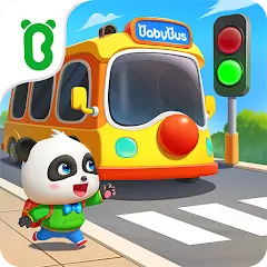 Взломанная Baby Panda's School Bus  [МОД Menu] - полная версия apk на Андроид