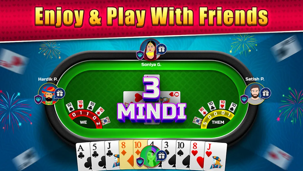 Mindi Online Card Game (Минди Онлайн Карточная Игра)  [МОД Много денег] Screenshot 2