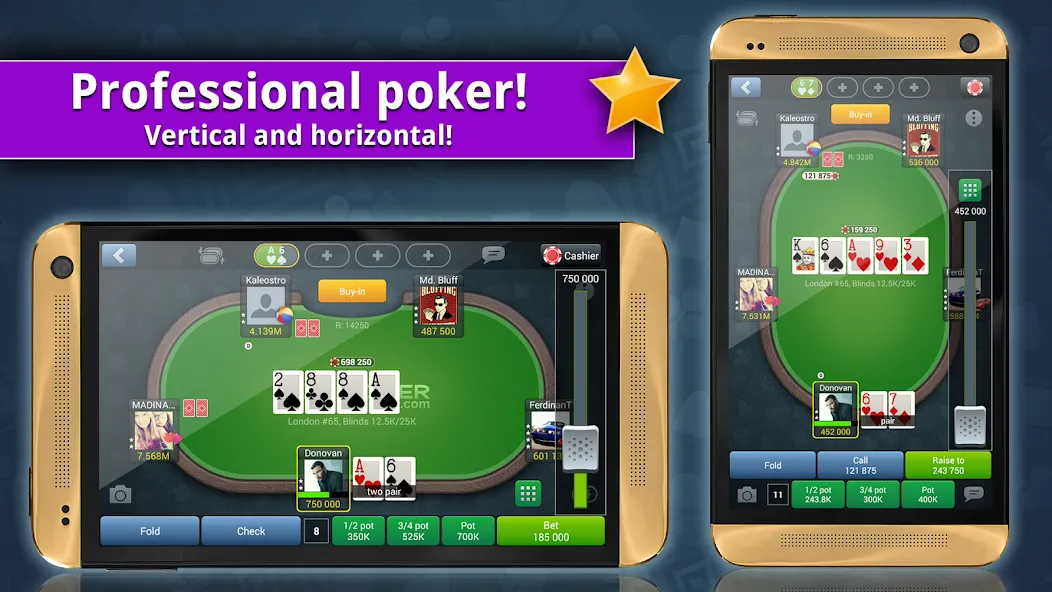 Jag Poker HD (Яг Покер ХД)  [МОД Много монет] Screenshot 1