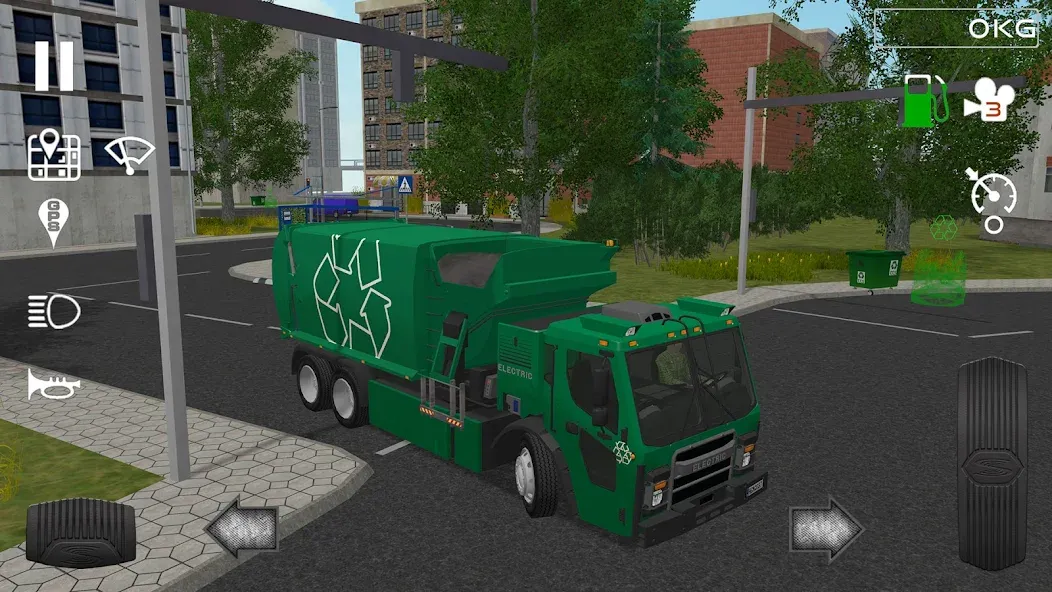 Trash Truck Simulator (Трэш Трак Симулятор)  [МОД Бесконечные деньги] Screenshot 2