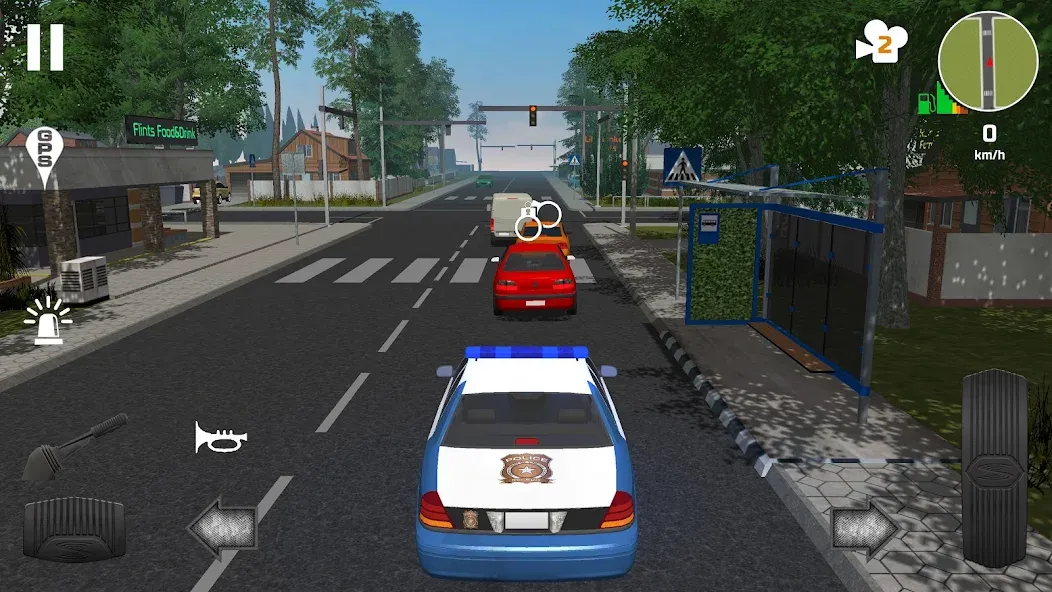 Police Patrol Simulator (Полицейский патрульный симулятор)  [МОД Unlimited Money] Screenshot 2