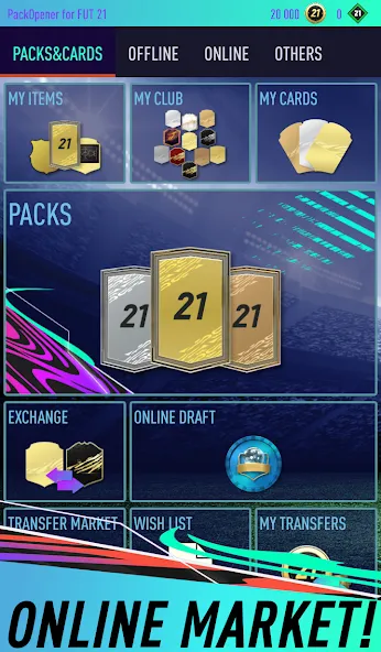 Pack Opener for FUT 21 (Пакопенер для  21)  [МОД Mega Pack] Screenshot 2