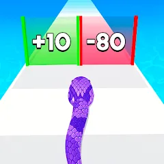 Скачать взлом Snake Run Race・3D Running Game (Снейк Ран Рейс)  [МОД Меню] - стабильная версия apk на Андроид