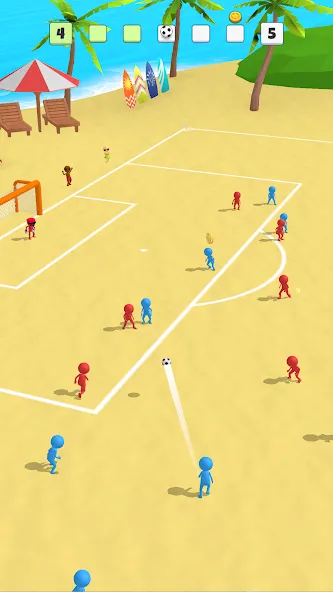 Super Goal: Fun Soccer Game (Супер Гол)  [МОД Много монет] Screenshot 2