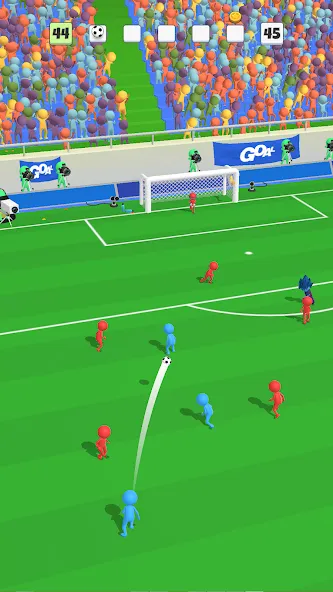 Super Goal: Fun Soccer Game (Супер Гол)  [МОД Много монет] Screenshot 4