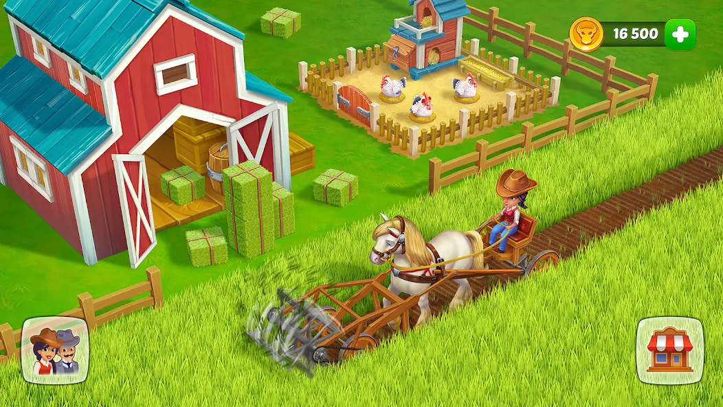 Wild West: Farm Town Build (Уайлд Вест)  [МОД Меню] Screenshot 3