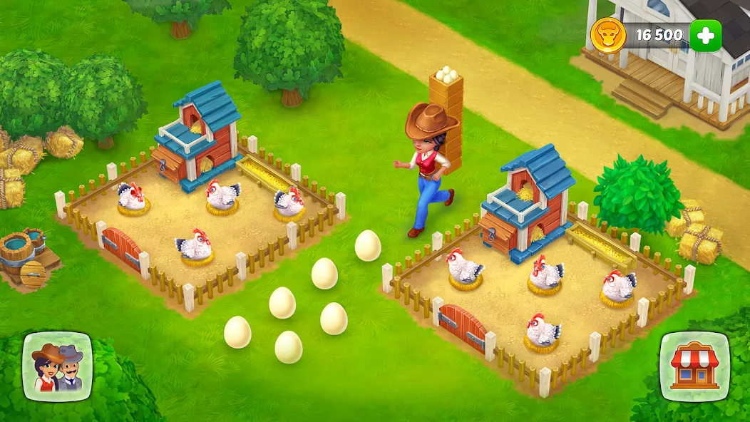 Wild West: Farm Town Build (Уайлд Вест)  [МОД Меню] Screenshot 4