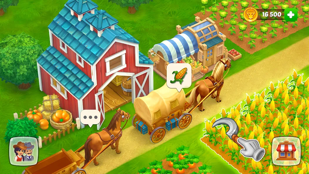 Wild West: Farm Town Build (Уайлд Вест)  [МОД Меню] Screenshot 5