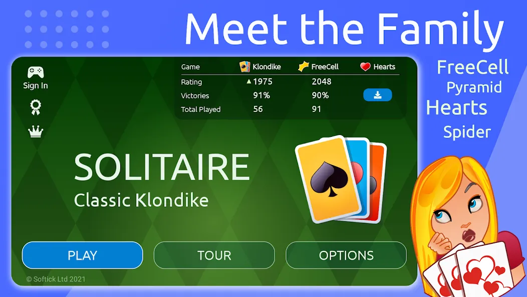 Solitaire  [МОД Unlimited Money] Screenshot 2