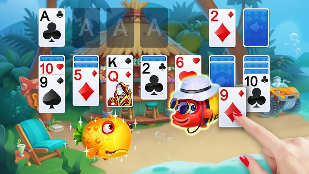 Solitaire  [МОД Mega Pack] Screenshot 1