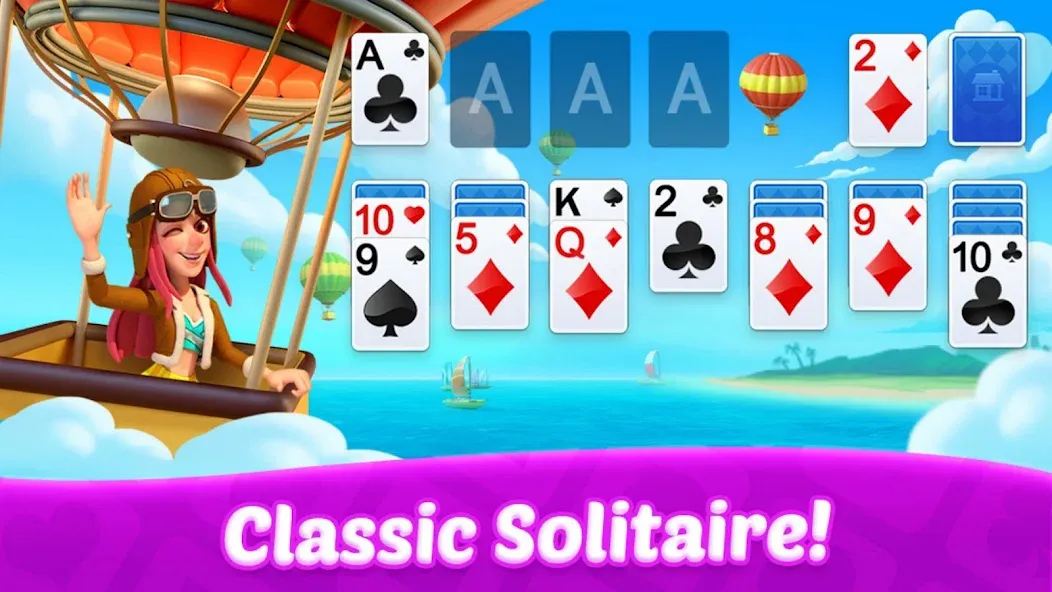 Solitaire: Card Games  [МОД Все открыто] Screenshot 2