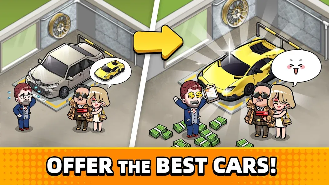 Used Car Tycoon Game (Юзед Кар Тайкун Гейм)  [МОД Unlocked] Screenshot 4