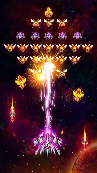 Space Shooter: Galaxy Attack (Спейс шутер)  [МОД Menu] Screenshot 3