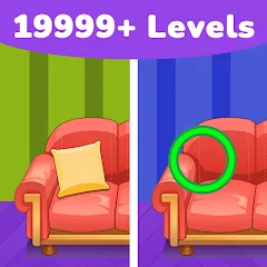 Взломанная Find Differences: Spot Fun  [МОД Unlocked] - полная версия apk на Андроид