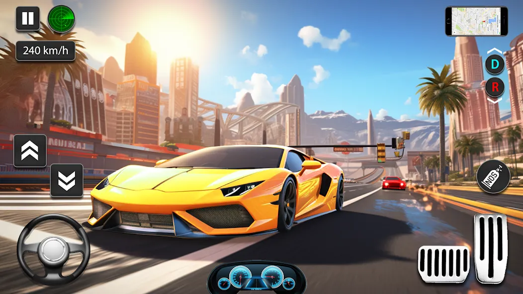 GT Car Stunt : Ramp Car Stunts (ДжиТи Кар Стант)  [МОД Много денег] Screenshot 1