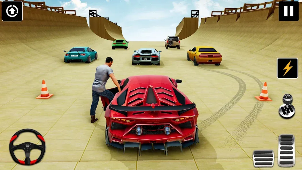 GT Car Stunt : Ramp Car Stunts (ДжиТи Кар Стант)  [МОД Много денег] Screenshot 5