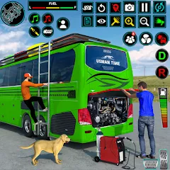 Взломанная Bus Driving Games 3D: Bus Game  [МОД Бесконечные монеты] - стабильная версия apk на Андроид