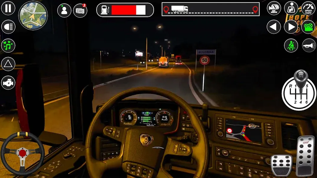 Euro Cargo Truck Simulator 3D  [МОД Menu] Screenshot 2