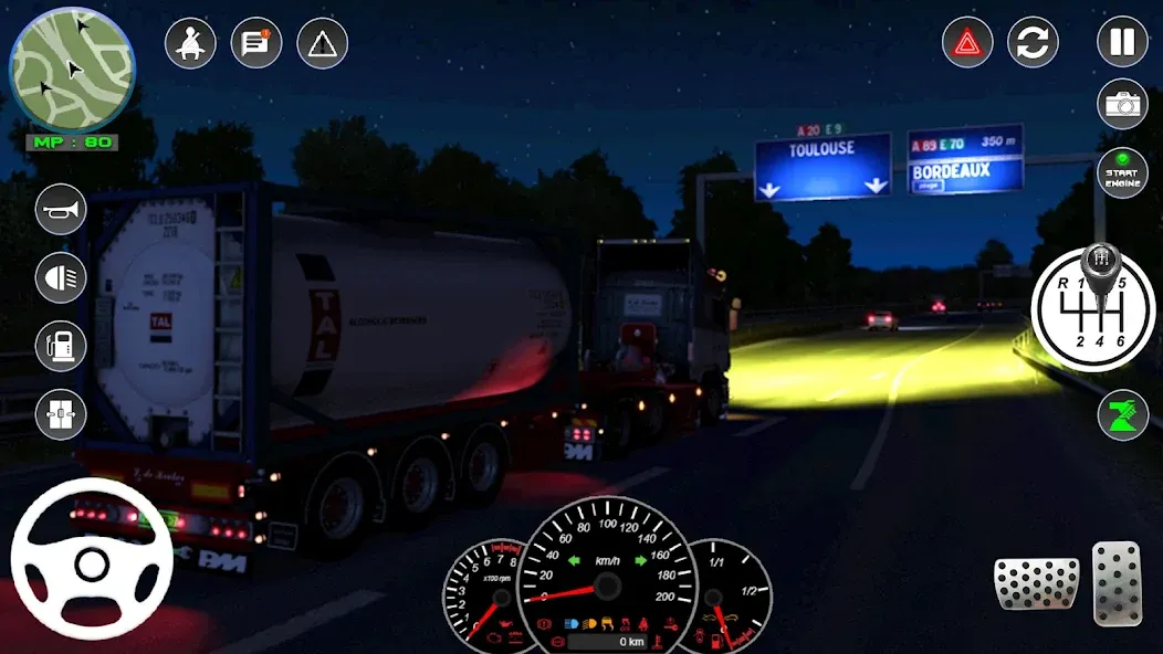 Euro Cargo Truck Simulator 3D  [МОД Menu] Screenshot 5