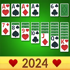 Взломанная Solitaire Classic - 2024 (Солитер Классик)  [МОД Unlimited Money] - последняя версия apk на Андроид