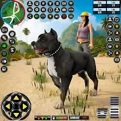 Скачать взломанную Dog Simulator Dog Game (Армейский симулятор собаки)  [МОД Много денег] - полная версия apk на Андроид