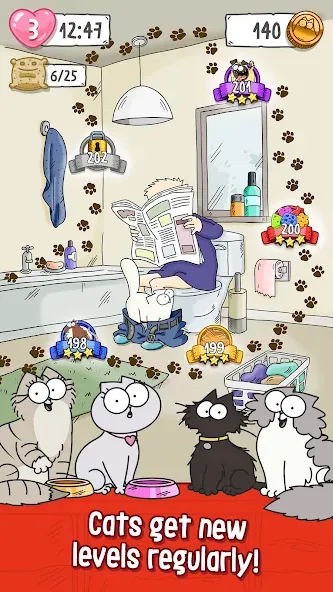 Simon’s Cat Crunch Time  [МОД Все открыто] Screenshot 3