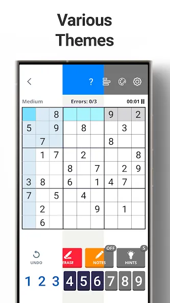 Sudoku Levels: Daily Puzzles  [МОД Много монет] Screenshot 5