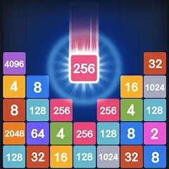 Скачать взломанную Drop Merge : Number Puzzle (Дроп Мердж)  [МОД Unlimited Money] - полная версия apk на Андроид