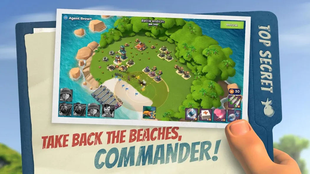 Boom Beach (Бум Бич)  [МОД Бесконечные деньги] Screenshot 1