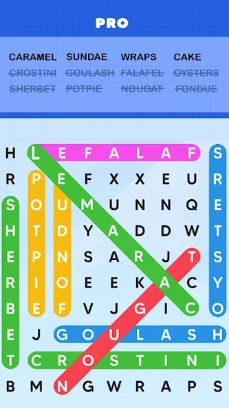 Word Search Puzzle Challenge (Уордсрч Пазл Челлендж)  [МОД Mega Pack] Screenshot 1