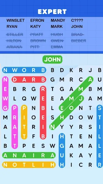 Word Search Puzzle Challenge (Уордсрч Пазл Челлендж)  [МОД Mega Pack] Screenshot 4