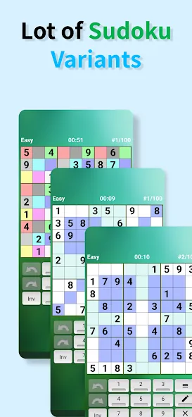 Sudoku offline (Судоку оффлайн)  [МОД Меню] Screenshot 2