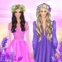 Скачать взломанную Fashion Triple Match: Dress Up (Фэшн Мердж)  [МОД Много монет] - стабильная версия apk на Андроид