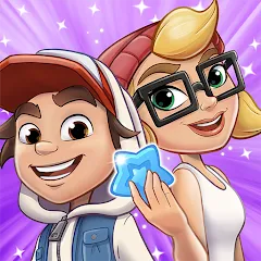 Взлом Subway Surfers Match (Сабвей Серферс Матч)  [МОД Все открыто] - последняя версия apk на Андроид