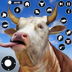 Взломанная Scary Cow Simulator Rampage (Скари)  [МОД Меню] - стабильная версия apk на Андроид