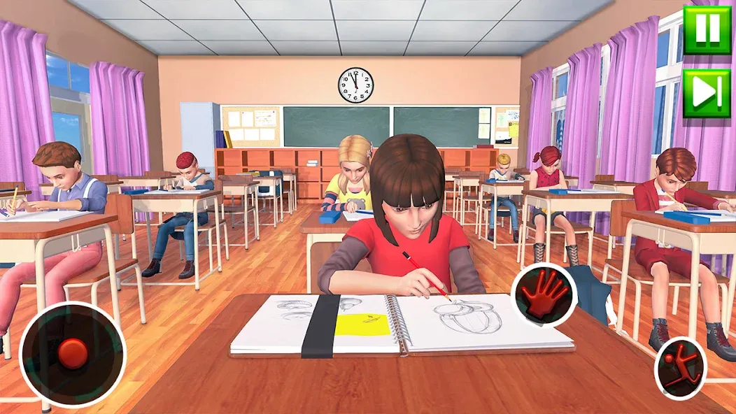 High School Teacher Sim Games  [МОД Mega Pack] Screenshot 1