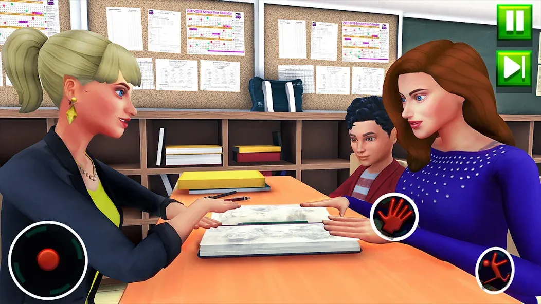 High School Teacher Sim Games  [МОД Mega Pack] Screenshot 3