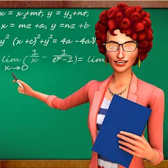 Взлом High School Teacher Sim Games  [МОД Mega Pack] - полная версия apk на Андроид